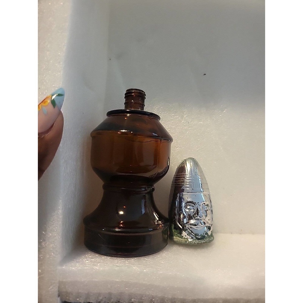 Vintage Avon Bottle Bishop Chess Piece Amber Aftershave Perfume Cologne - Picture 8 of 8